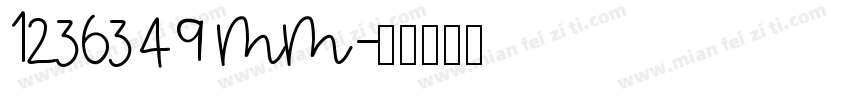 1236349 mm字体转换
